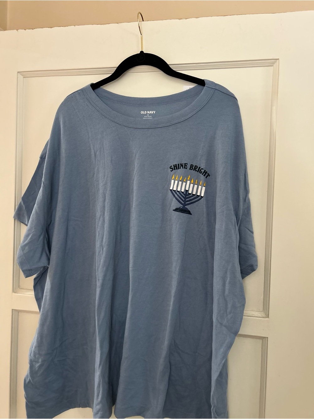 Old Navy Hanukkah tee, 3X